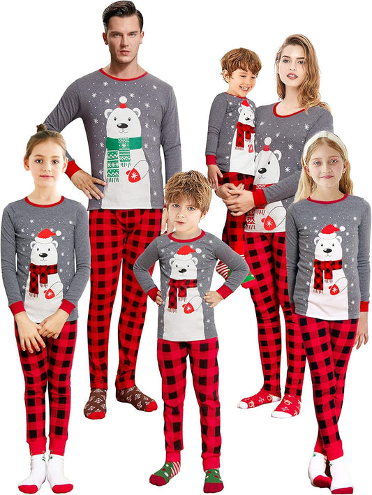 Christmas Family Matching Pajamas Family Holiday Pjs Matching Sets